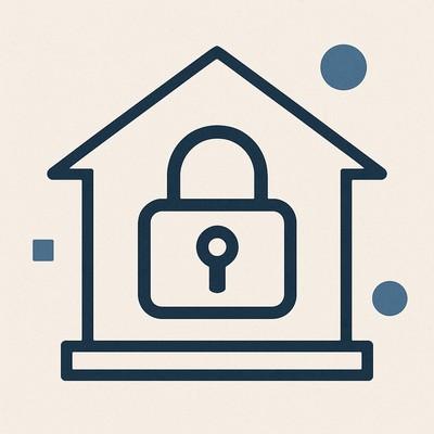 אבטחה מתקדמת - בית עם מנעול